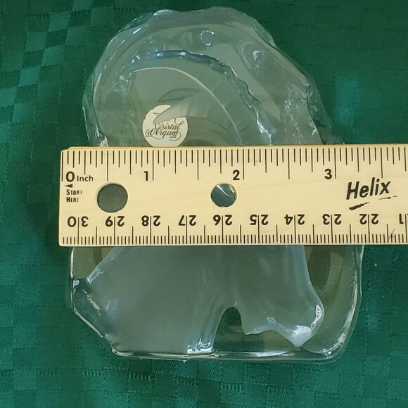 Cristal D'Arques France 24% Lead Crystal Alpine Goat Sculpture Paperweight - Picture 8 of 8